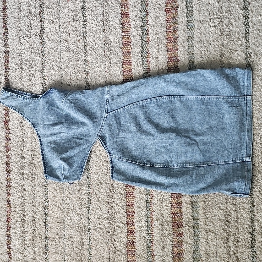 Saints And Secrets Jean Dress One Shoulder